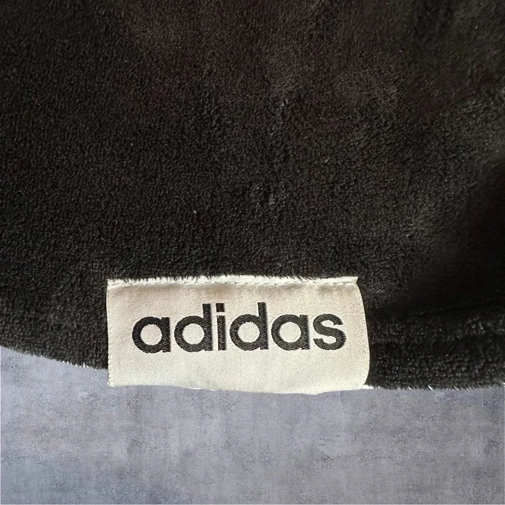 Adidas Throw Blanket‎ Unisex OS Black Excellent Trefoil Logo Fleece 48x62